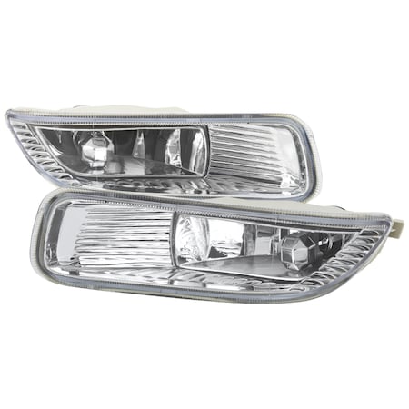 Spec-D Tuning Toyota Corolla Altis Fog Lights With Clear Lens 03, PK2 LF-COR03COEM-HZ